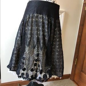 VIOLA (Anthropologie) Midi Skirt